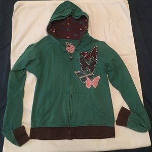 Bonafide love green jacket